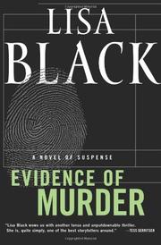 Cover of: Evidence of murder: A Novel of Suspense
