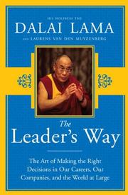 Cover of: The leader's way by His Holiness Tenzin Gyatso the XIV Dalai Lama