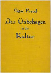 Cover of: Das Unbehagen in der Kultur by Sigmund Freud