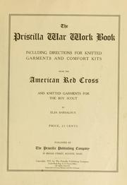 Cover of: The Priscilla war work book