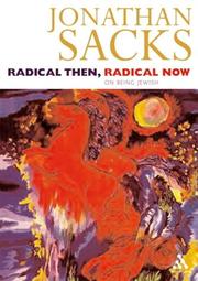 Cover of: Radical Then, Radical Now (Continuum Compacts) by Jonathan Sacks