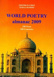 Cover of: WORLD POETRY ALMANAC 2009,  190 Poets from 100 Countries