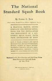 Cover of: The national standard squab book by Elmer Cook Rice