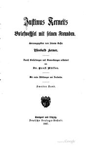 Cover of: Justinus Kerners Briefwechsel mit seinen Freunden by Justinus Andreas Christian Kerner