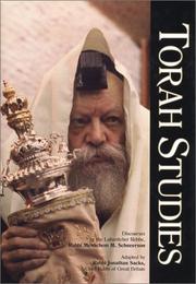Cover of: Torah studies: discourses