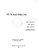 DAI--the dental aesthetic index by Naham C. Cons