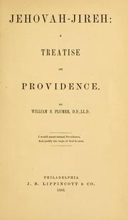 Cover of: Jehovah-Jireh: a treatise of providence