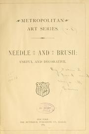 Cover of: Needle and brush