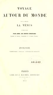 Cover of: Voyage autour du monde sur la frégate la Vénus. by Abel Aubert Du Petit-Thouars