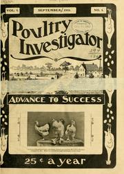 Cover of: Poultry investigator.