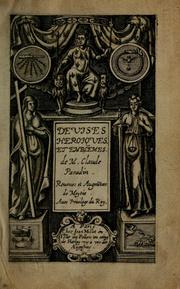 Cover of: Devises heroiques, et emblemes.