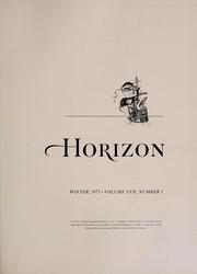 Cover of: Horizon, Winter 1975. by 