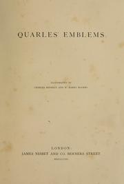 Cover of: Quarles' emblems by Francis Quarles