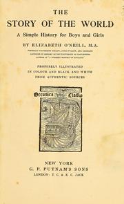 Cover of: The story of the world