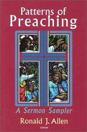 Cover of: Patterns of Preaching-A Sermon Sampler by Ronald, J. Allen