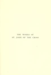 Cover of: A spiritual canticle of the soul and the bridegroom Christ
