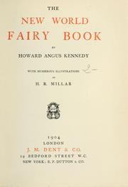 Cover of: The new world fairy book by Kennedy, Howard Angus