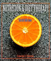 Nutrition and diet therapy by Carolynn E. Townsend