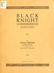 Cover of: Black Knight ...