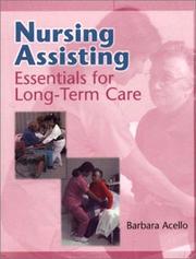 Cover of: Nursing assisting: essentials for long-term care