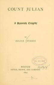 Cover of: Count Julian: a Spanish tragedy