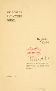 Cover of: My rosary and other poems.