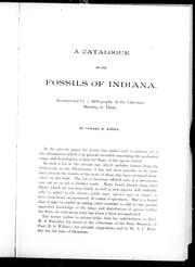 Cover of: A catalogue of the fossils of Indiana: accompanied by a bibliography of the literature relating to them