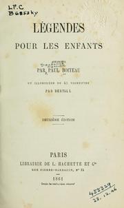 Cover of: Légendes pour les enfants