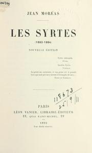Cover of: Les Syrtes: (1883-1884)