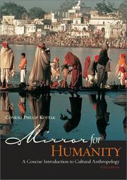 Cover of: Mirror for humanity by Conrad Phillip Kottak