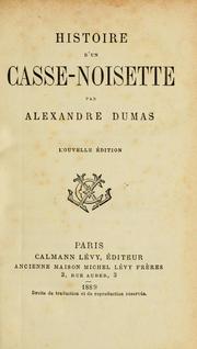 Cover of: Histoire d'un casse-noisette.