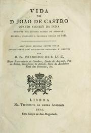 Cover of: Vida de D. João de Castro, quarto visorey da India