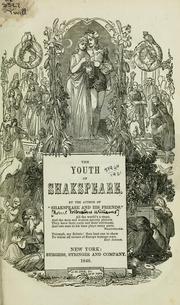Cover of: The youth of Shakespeare | Williams, Robert Folkestone