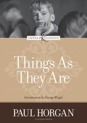 Cover of: Things as they are