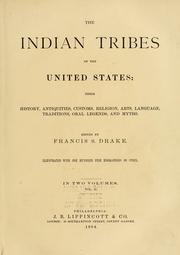 Cover of: The Indian tribes of the United States by Henry Rowe Schoolcraft