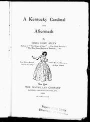 Cover of: A Kentucky cardinal ; and, Aftermath