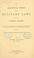 Cover of: An analytical digest of the military laws of the United States