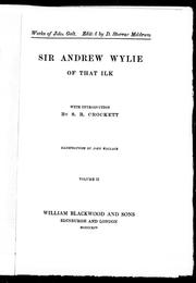 Cover of: Sir Andrew Wylie of that ilk