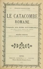Cover of: Le catacombe romane