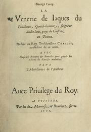 Cover of: La venerie de Jacques du Fouilloux by Jacques du Fouilloux