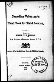 The Canadian volunteer's hand book for field service