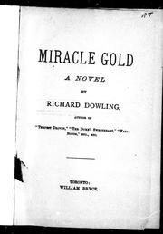 Cover of: Miracle gold: a novel