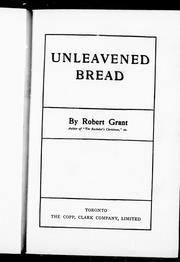 Cover of: Unleavened bread