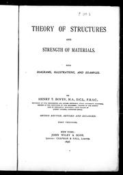Cover of: Theory of structures and strength of materials: with diagrams, illustrations and examples