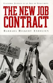Cover of: The new job contract: economic justice in an age of insecurity
