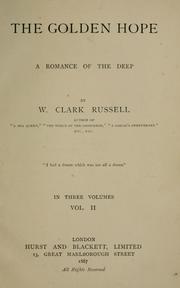 Cover of: The Golden Hope: a romance of the deep