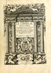 Cover of: Le imprese illustri by Girolamo Ruscelli