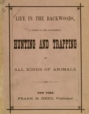 Cover of: Life in the back-woods