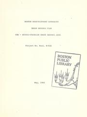 Cover of: Central business district urban renewal plan. by Boston Redevelopment Authority