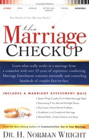 Cover of: The Marriage Checkup: How Healthy Is Your Marriage Really